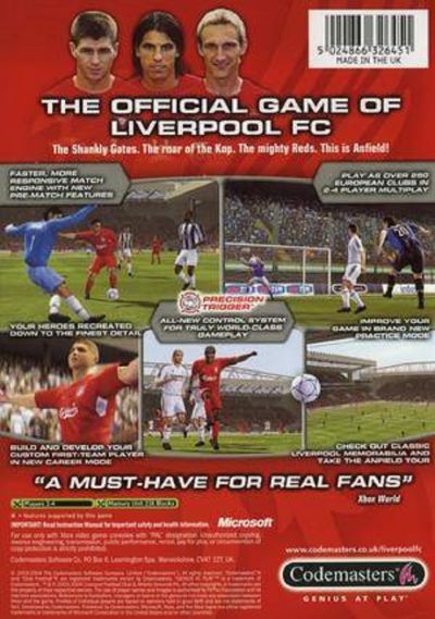 Club Football 2005 [Liverpool FC] (Europe)